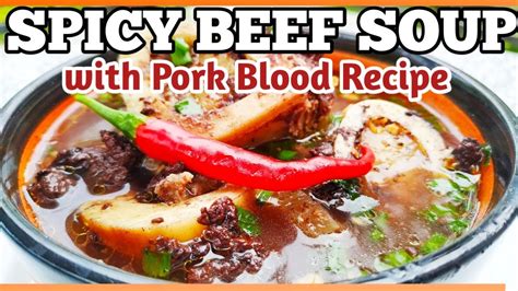  Spicy Beef and Bone Soup:  A Symphony of Umami Flavors That Will Set Your Taste Buds on Fire!