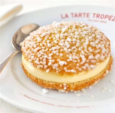  Tarte Tropézienne: Indulge in a Symphony of Creamy Delights and Crunchy Almond Perfection!